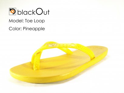 TOELOOP-blackOut Brown/Pineapple
