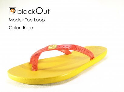TOELOOP-blackOut Brown/Rose