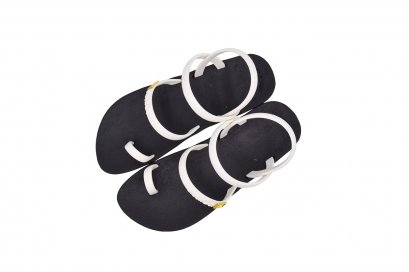 TOELOOP SLING - blackOut พื้นดำ หูขาว