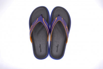 Comfy Flipper - blackOut พื้นดำ หูน้ำเงิน/ทอง