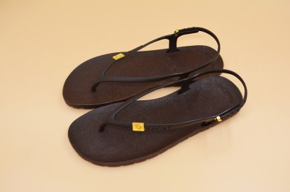 FLIPPER SLINGBACK - blackOut พื้นน้ำตาล/หูน้ำตาล