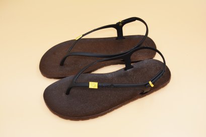 FLIPPER SLINGBACK - blackOut พื้นน้ำตาล/หูดำ