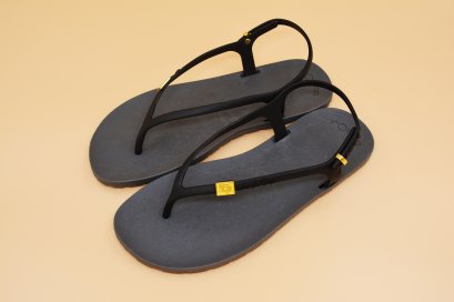 FLIPPER SLINGBACK - blackOut พื้นเทา/หูดำ