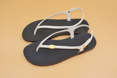 FLIPPER SLINGBACK - blackOut พื้นเทา/หูขาว