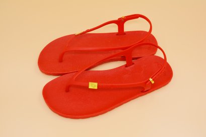 FLIPPER SLINGBACK - blackOut พื้นแดง/หูแดง