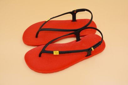 FLIPPER SLINGBACK - blackOut พื้นแดง/หูดำ