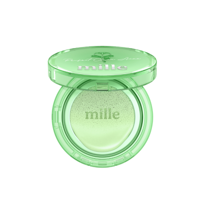 MILLE คุชชั่นมัทฉะ PERFECT CLEAR ACNE CUSHION GREEN BASE SPF50+ PA++++ 14G.