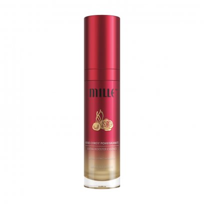 MILLE เอสเซนส์น้ำโสมกุหลาบถั่งเช่า ROSE CORDY POMEGRANATE EXTRA BOOSTER ESSENCE 35ML.