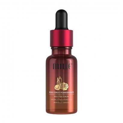 MILLE เซรั่มน้ำโสมกุหลาบถั่งเช่า ROSE CORDY POMEGRANATE BOOSTER SERUM 15ML.