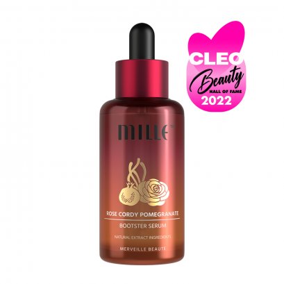 MILLE เซรั่มน้ำโสมกุหลาบถั่งเช่า ROSE CORDY POMEGRANATE BOOSTER SERUM 50ML.