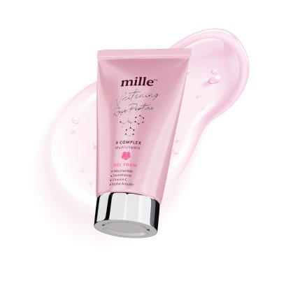 MILLE เจลโฟมผิวเต่งตึงกระจ่างใส WHITENING ROSE PEPTIDE 9 COMPLEX GEL FOAM 100G.