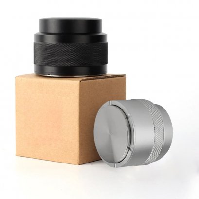Tamper spring แทมเปอร์สปริง หน้าเรียบ ขนาด 51 และ 58 mm. สีดำ/เงิน