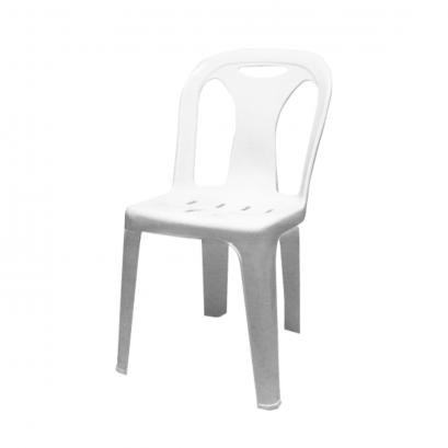 เช่าเก้าอี้พลาสติกสีขาว