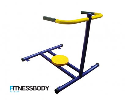 เครื่องออกกำลังกายกลางแจ้ง บริหารข้อสะโพก (แบบบิดเอวเดี่ยว)