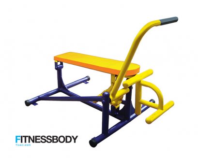 เครื่องออกกำลังกายกลางแจ้ง บริหารหน้าท้อง / แขน-หัวไหล่ (แบบดึงยกตัว)