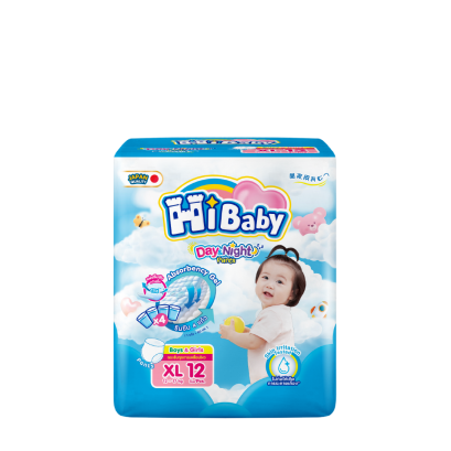 ไฮเบบี้ แพ้นท์ เดย์ แอนด์ ไนท์ XL 12 ชิ้น