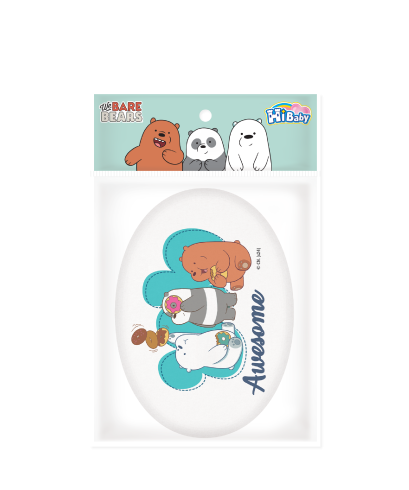 ไฮเบบี้ ฟองน้ำผ้าขนหนูรูปทรงไข่