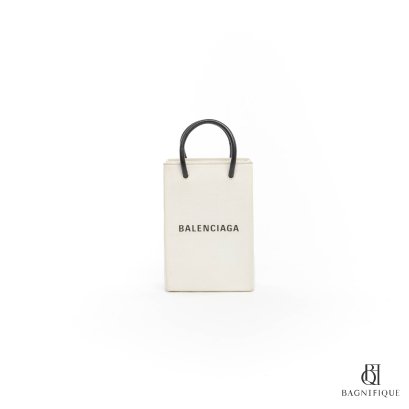 BALENCIAGA SHOPPING TOTE XS WHITE CALF SHW