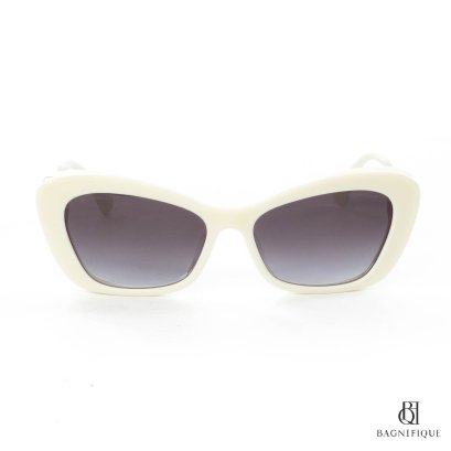 CHANEL CAT EYE SUNGLASSES WHITE SHW