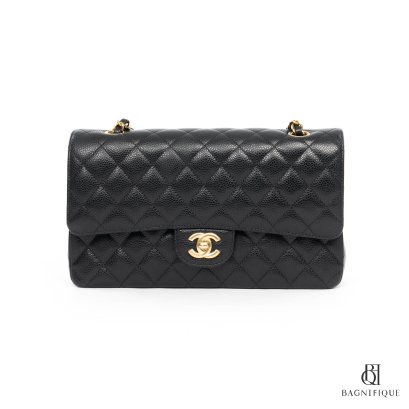 CHANEL CLASSIC 10 BLACK GHW