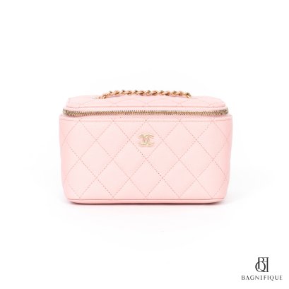 CHANEL VANITY BOX PINK CAVIAR GHW