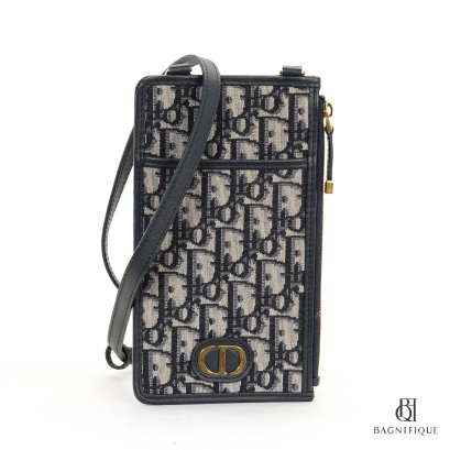 DIOR CARD WALLET WITH CHAIN