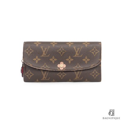 LV EMILIE WALLET LONG BROWN MONOGRAM CANVAS SHW