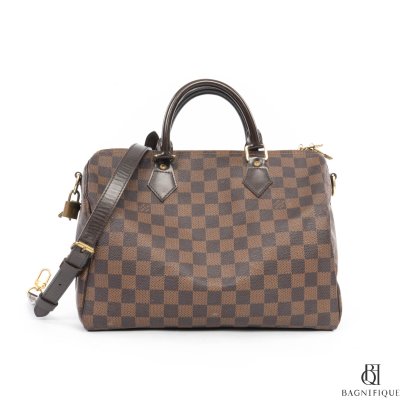 LV SPEEDY 30 BROWN DAMIER CANVAS GHW