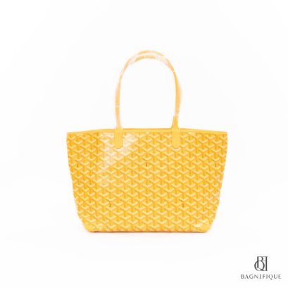 NEW GOYARD ARTOIS PM YELLOW CANVAS SHW