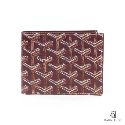 NEW GOYARD VICTOIRE WALLET SHORT RED CANVAS