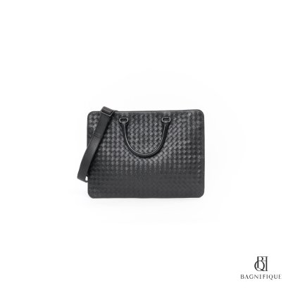 BOTTEGA DOCUMENTARY 37 BLACK SMALL STRIP BHW