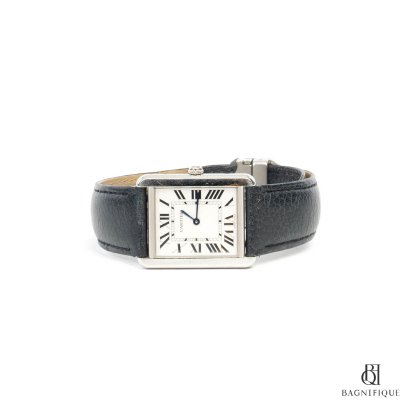 CARTIER SANTOS 100 WATCH BLACK SHW