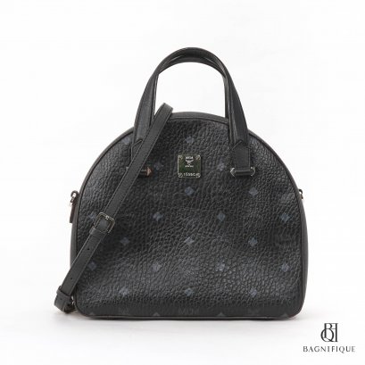 MCM ESSENTIAL TOTE 26 BLACK CALF SHW