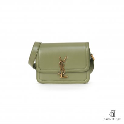 YSL SOLFERINO GREEN CALF GHW