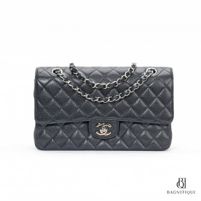 CHANEL CLASSIC 10_ BLACK CAVIAR SHW