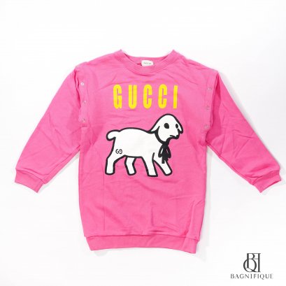 GUCCI T-SHIRT 10 PINK LAMB