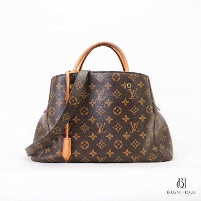 LOUIS VUITTON MONTAINGE BB BROWN MONOGRAM CANVAS GHW