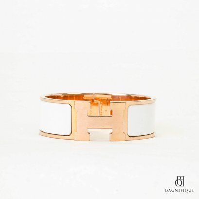 HERMES CLIC CLAC 2 CM PM WHITE RGHW