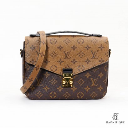 LOUIS VUITTON METIS PM BROWN MONOGRAM REVERSE CANVAS GHW