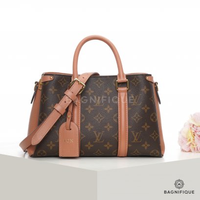  LOUIS VUITTON SOUFFLOT BB BROWN MONOGRAM EBENE CANVAS GHW