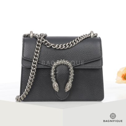 GUCCI DIONYSUS MINI BLACK CALF RHW