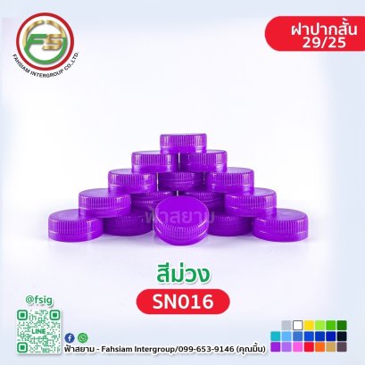 SN016 (Purple Color) / 2925 cap size.