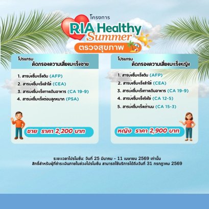 โปรแกรม Cancer Screening (Male)(มะเร็งชาย) (Pro)