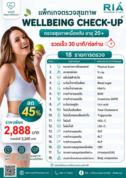 โปรแกรม WELL BEING CHECK UP