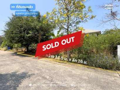 ที่ดินเปล่าถมแล้วใน หมู่บ้านชลลดา บางบัวทอง (ขนาด 50 ตร.ว.) ถ.บางกรวย-ไทรน้อย บางบัวทอง นนทบุรี ใกล้วัดเล่งเน่ยยี่2 และตลาดบางบัวทอง
