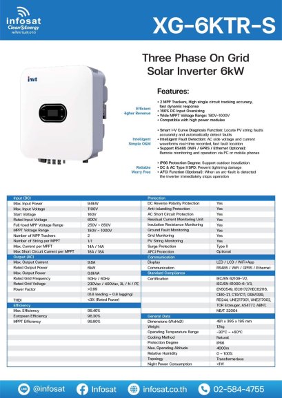 INVT-6kW 3Phases