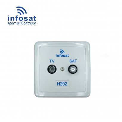 Outlet รับสัญญาณทีวี เสาอากาศ H202