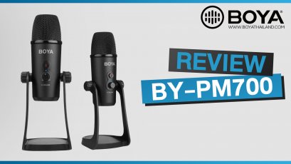 ไมค์USB BOYA BY-PM700 รับเสียงได้4แบบ
