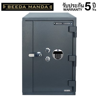 ตู้เซฟกันโจรและกันไฟ BEEDA MANDA แบบรหัสสแกนลายนิ้วมือ รุ่น BS-7555-F