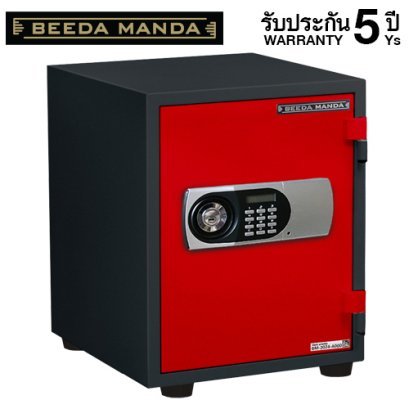 ตู้เซฟ BEEDA MANDA รุ่น FS-70-D สีแดง-ดำ กันไฟ 3 ชั่วโมง กดรหัส ดิจิตอล